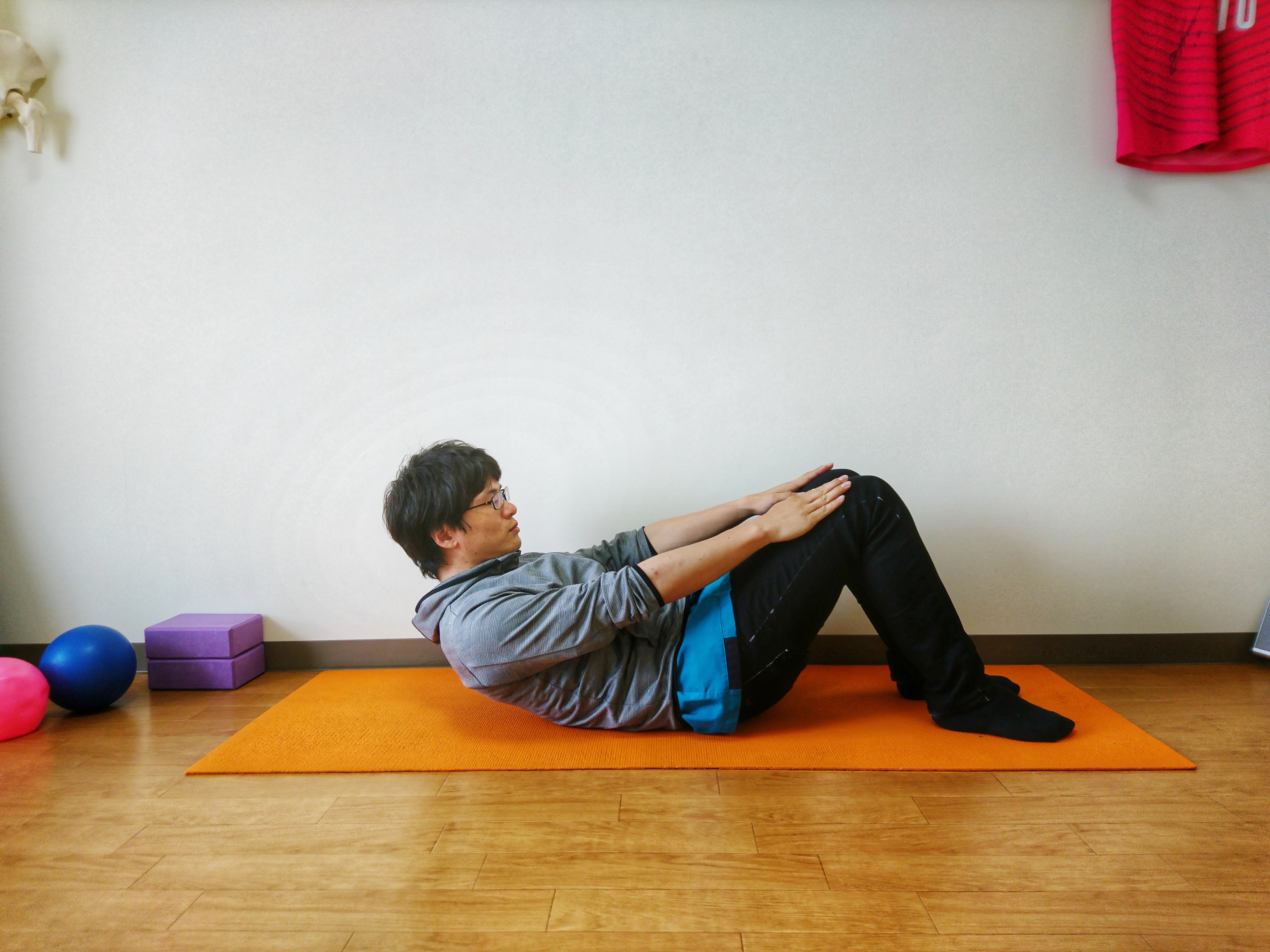 体幹トレーニング ヘッドアップ②