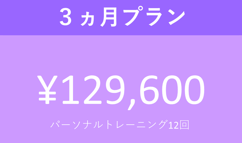 ダイエット 3ヵ月プラン